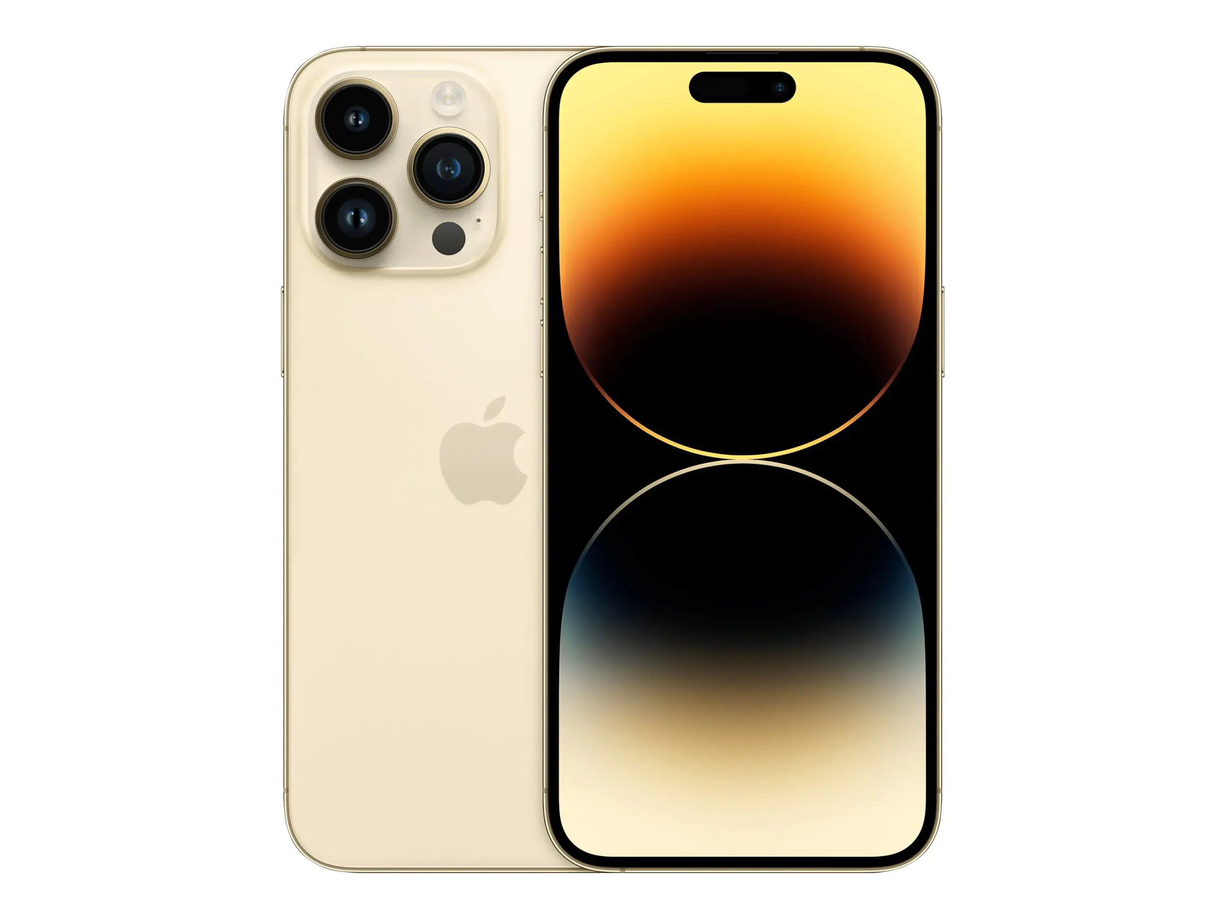 Apple iPhone 14 Pro Max - 5G Smartphone - Dual-SIM / Interner Speicher 256 GB - OLED-Display - 6.7" - 2796 x 1290 pixels (120 Hz) - Triple-Kamera 48 MP, 12 MP, 12 MP - front camera 12 MP - Gold