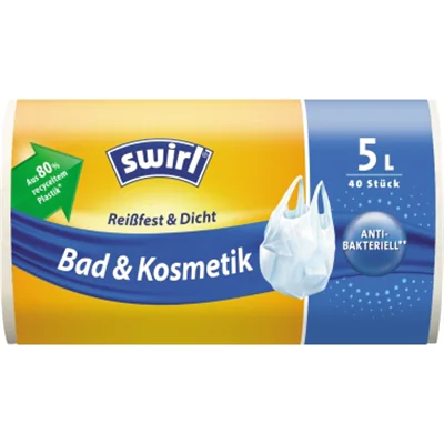 Swirl Müllbeutel 173167 Tragegriff 5l 40 St./Pack.