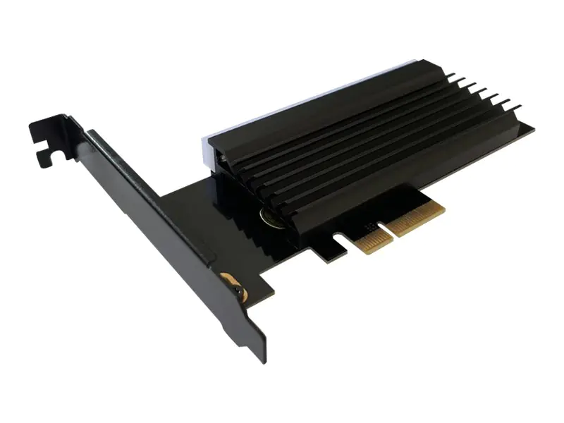 LC Power LC-PCI-M2-NVME-ARGB - Schnittstellenadapter - M.2 - Expansion Slot to M.2 - M.2 Card - PCIe 4.0 x4 - Schwarz