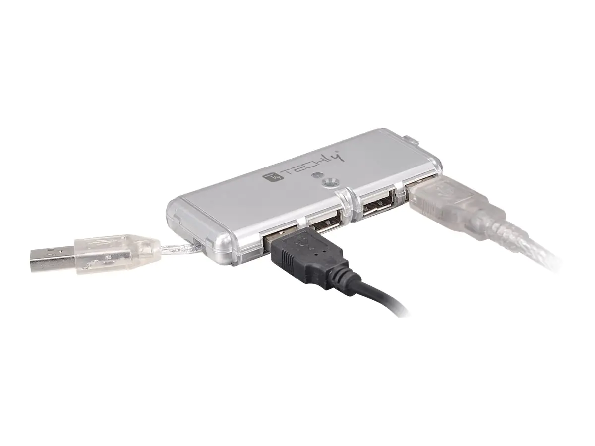 Techly Hub - 4x USB 2.0 - Desktop - IUSB2-HUB599TY