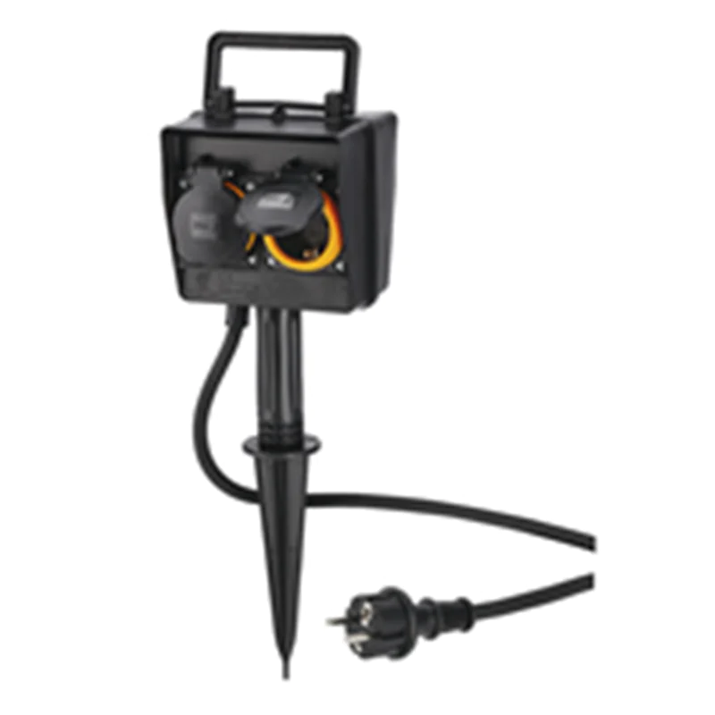 Hama 00223305, Schwarz, Kunststoff, IP44, Garten, Schmutzabweisend, Spritzwassergeschützt, 1 Stück(e)
