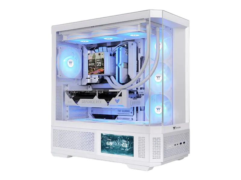Thermaltake View 370 TG ARGB - Mid tower - ATX - Seitenteil mit Fenster (gehärtetes Glas)