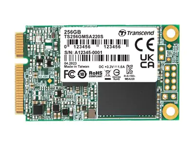 Transcend 220S - SSD - 256 GB - intern - mSATA - SATA 6Gb/s