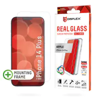 DISPLEX Real Glass - Schutzhülle für Mobiltelefon - inklusive Displayschutzglas - für Apple iPhone 14 Plus
