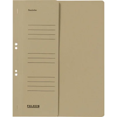 Falken Ösenhefter 80003866 DIN A4 halber Deckel Behördenheftung grau