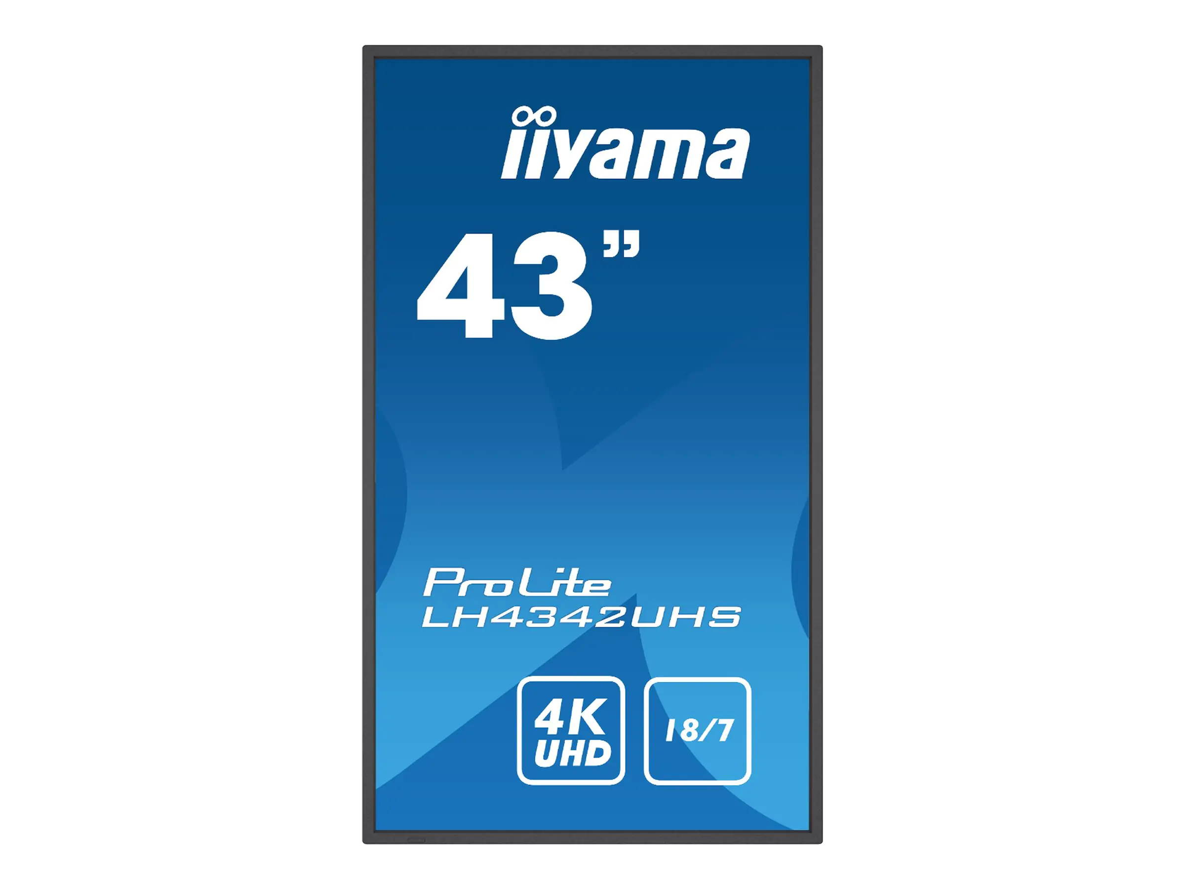 Iiyama ProLite LH4342UHS-B3 - 109 cm (43") Diagonalklasse (108 cm (42.5") sichtbar) LCD-Display mit LED-Hintergrundbeleuchtung - Digital Signage - 4K UHD (2160p) 3840 x 2160 - mattschwarz