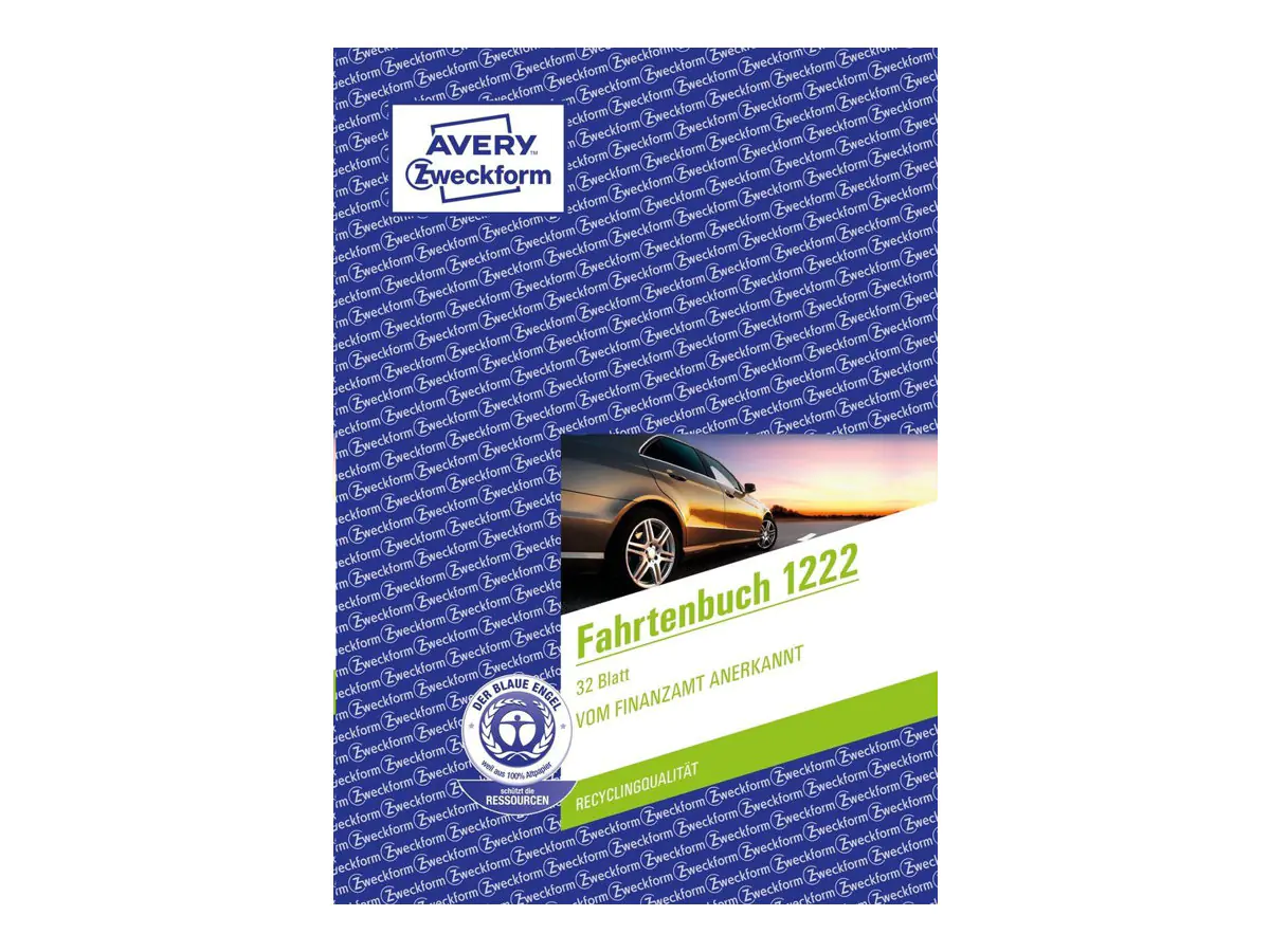 Avery Zweckform Fahrtenbuch - 32 Blatt - A5 (148 x 210 mm) 1222