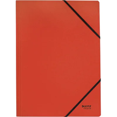 Leitz Eckspanner Recycle DIN A4 Karton, 100 % recycelt rot