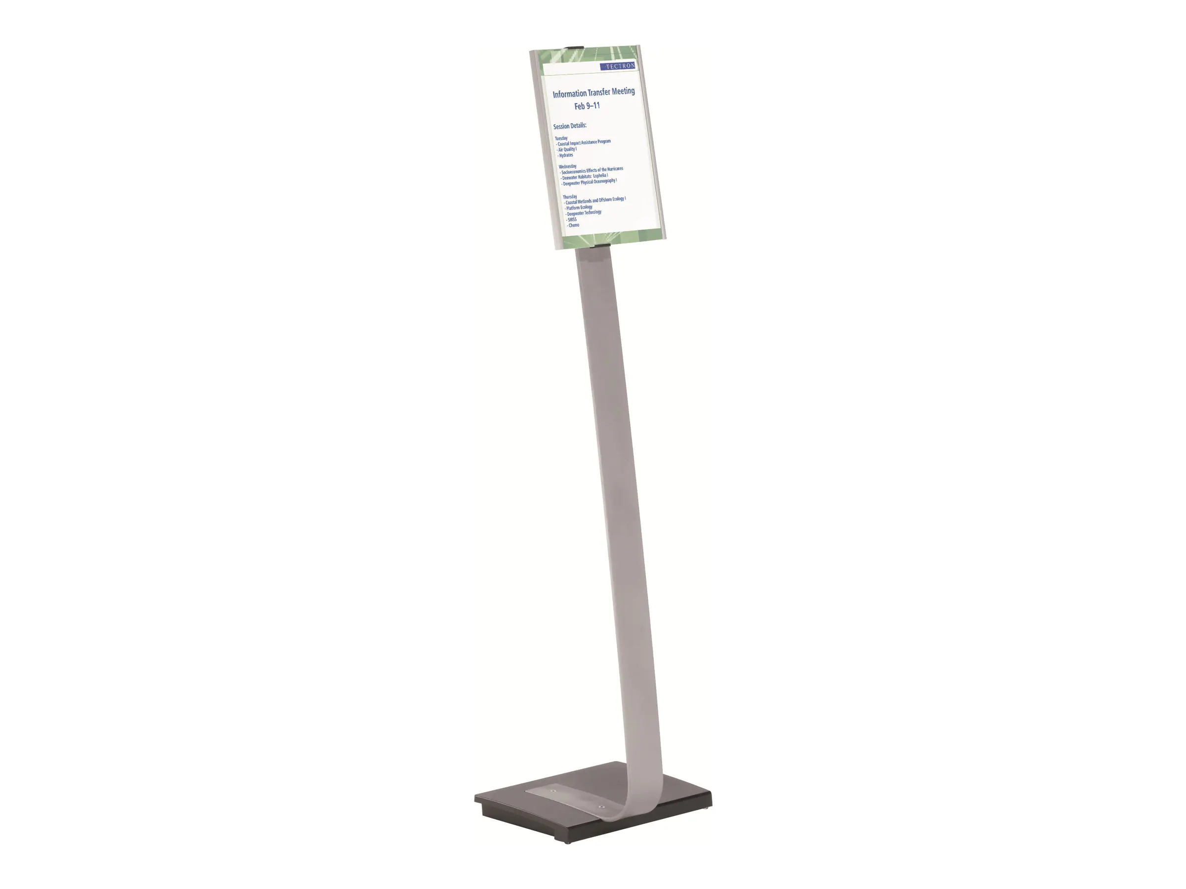 Durable INFO SIGN - Schildhalterung - Bodenaufstellung 4812-23