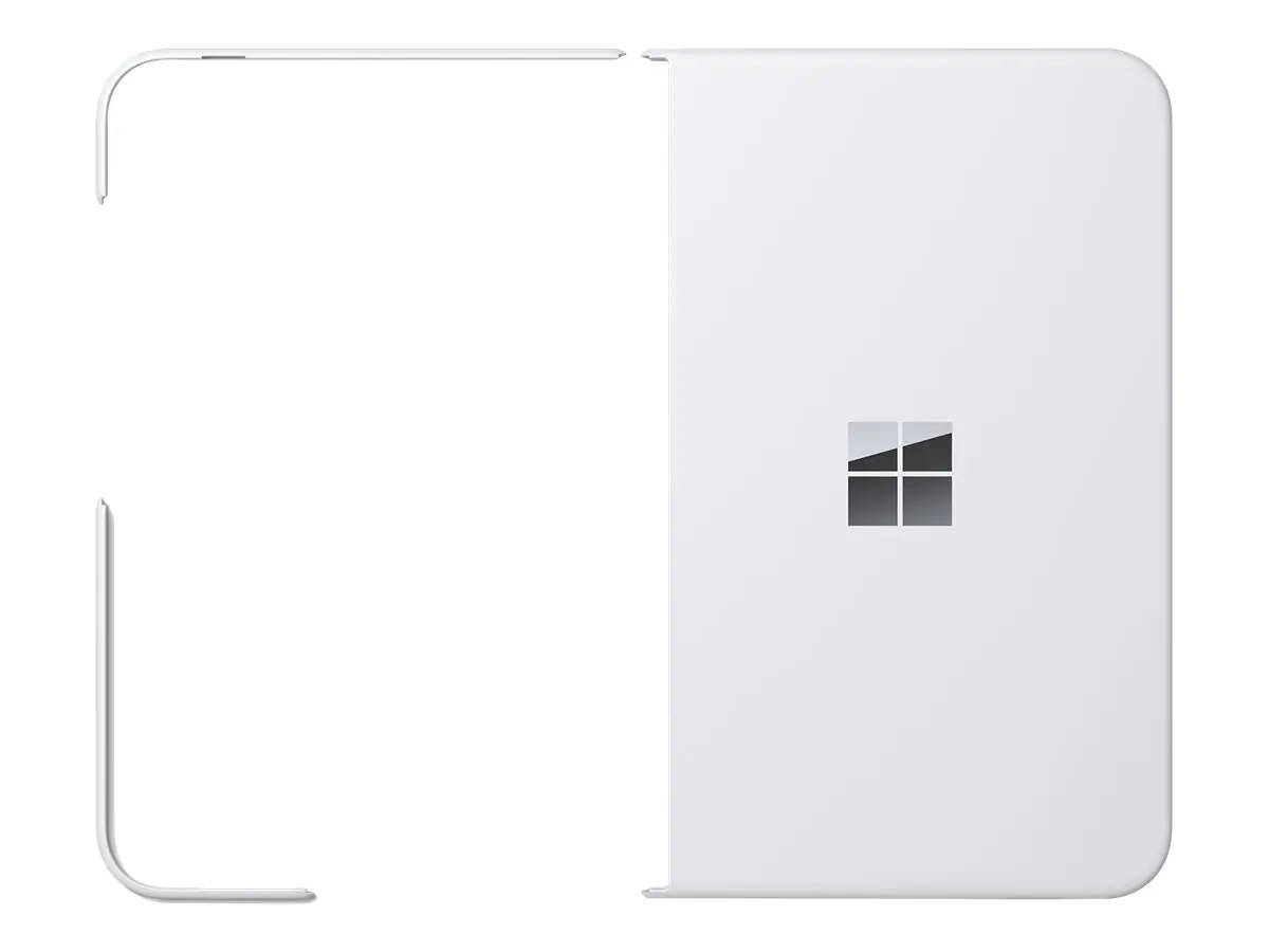 Microsoft - Stoßstange für Mobiltelefon / Stylus - Polycarbonat - Glacier - für Surface Duo 2