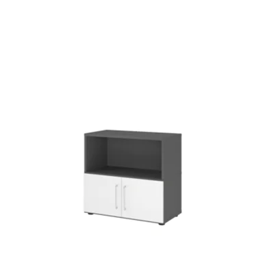 Hammerbacher Regalschrank FlexWall 800 x 748 x 417 mm (B x H x T) Flügeltür ohne Rollen Holz