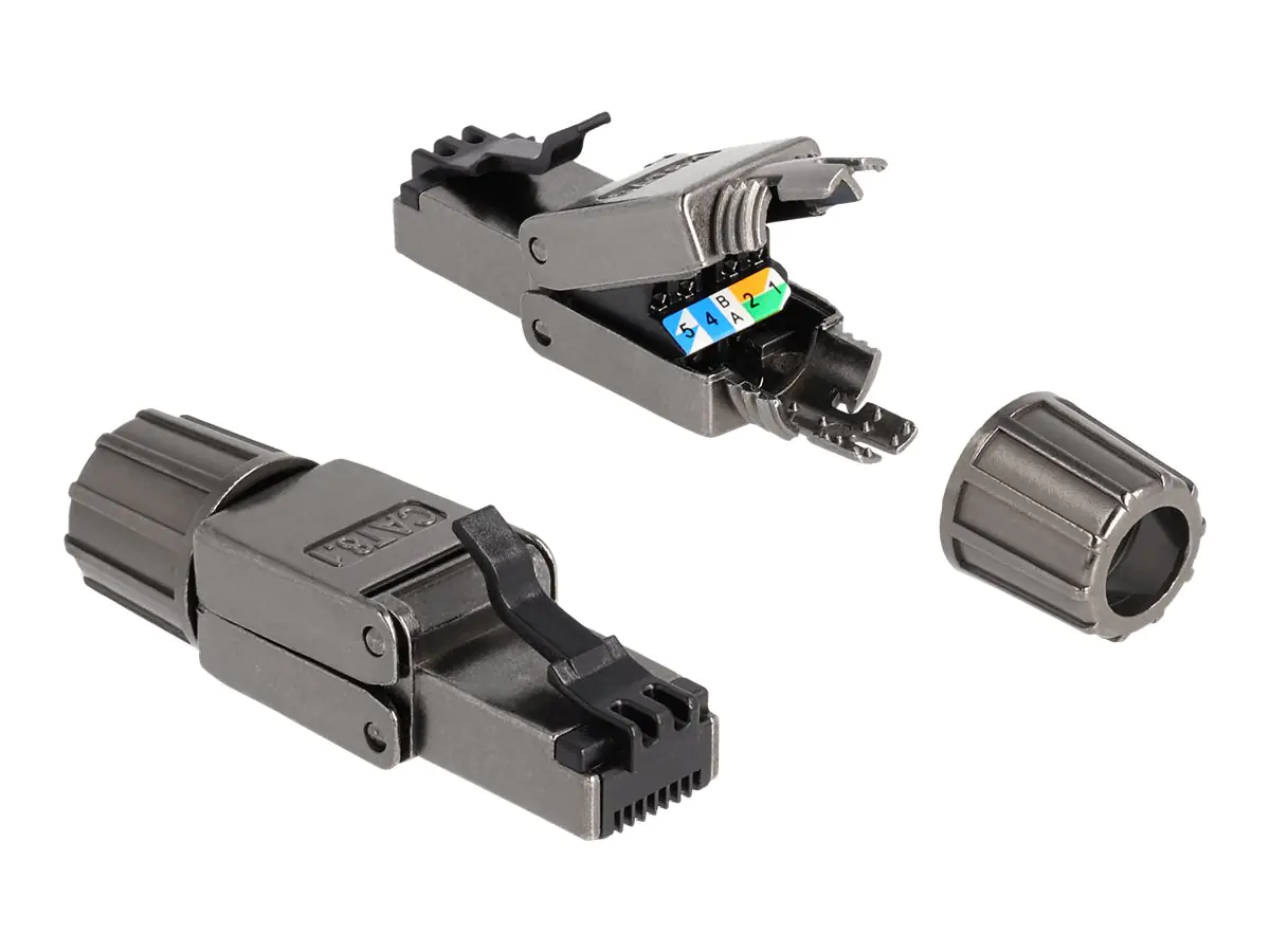 Delock - Netzwerkanschluss - RJ-45 (M) - STP - CAT 8.1