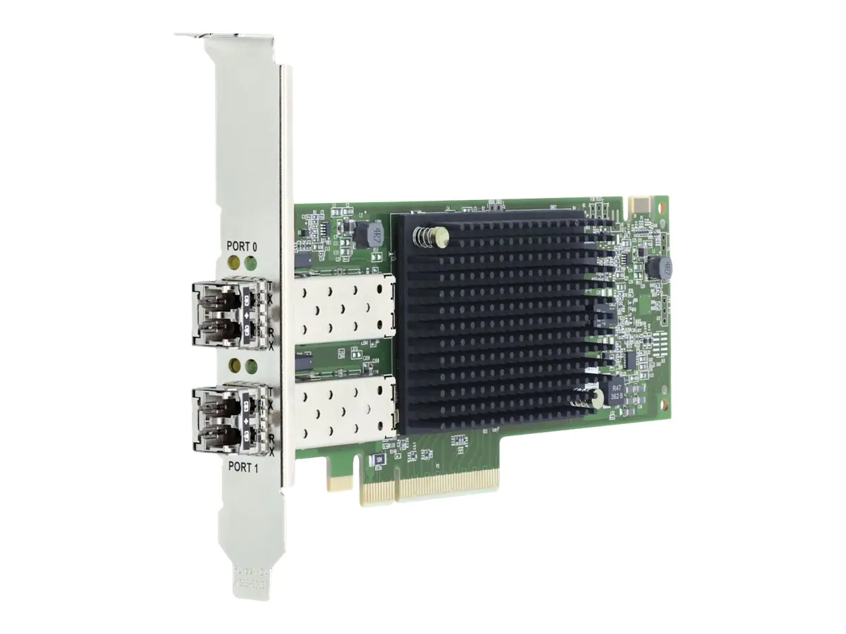 Lenovo ThinkSystem Emulex LPe32002 V2 - Hostbus-Adapter - PCIe 4.0 x8 Low-Profile - 32Gb Fibre Channel Gen 7 (Short Wave) x 2 - für ThinkSystem SR630 V2; SR635; SR645; SR650 V2; SR655; SR665; ST650 V2