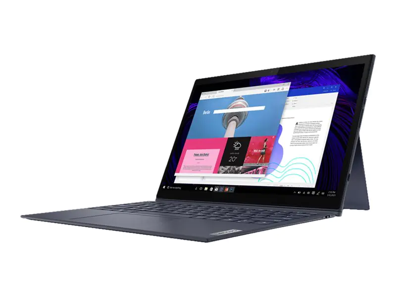 Lenovo Yoga Duet 7 13ITL6-LTE 82Q7 - Tablet - mit abnehmbarer Tastatur - Intel Core i5 1135G7 / 2.4 GHz - Win 11 Home - Iris Xe Graphics - 8 GB RAM - 512 GB SSD NVMe - 33 cm (13")