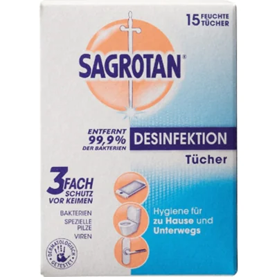 Sagrotan Desinfektionstuch 21030 15 St./Pack.