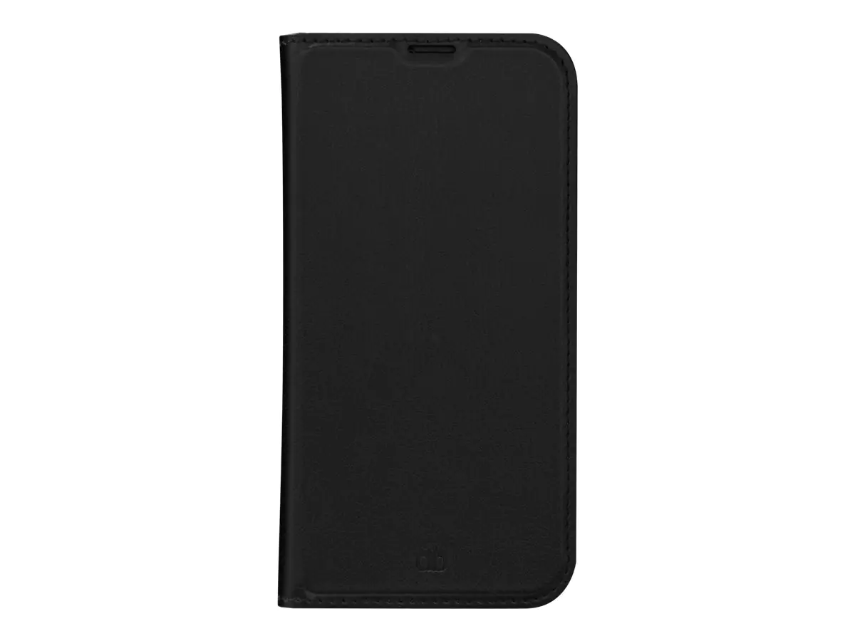 dbramante1928 Oslo - Flip-Hülle für Mobiltelefon - 100 % recycelter Kunststoff, recycled vegan leather - Schwarz - für Apple iPhone 14 Pro