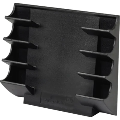 LEGAMASTER Glasboard Markerhalter schwarz, Tafelstiftablage, Schwarz, Kunststoff, 156 g, 130 mm, 153 mm 7-122100