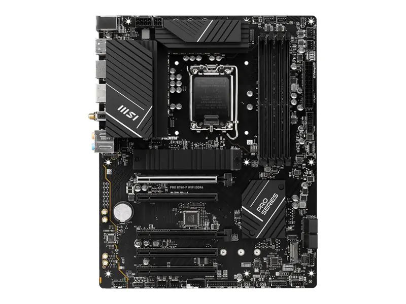 MSI PRO B760-P WIFI DDR4, Intel, LGA 1700, Intel® Celeron®, Intel® Pentium® Gold, LGA 1700, DDR4-SDRAM, 128 GB 7D98-001R