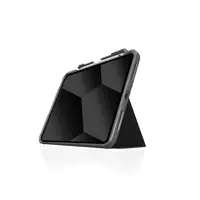 STM dux plus - Flip-Hülle für Tablet - widerstandsfähig - Polycarbonat, Thermoplastisches Polyurethan (TPU) - Schwarz - für Apple 10.9-inch iPad (10. Generation)