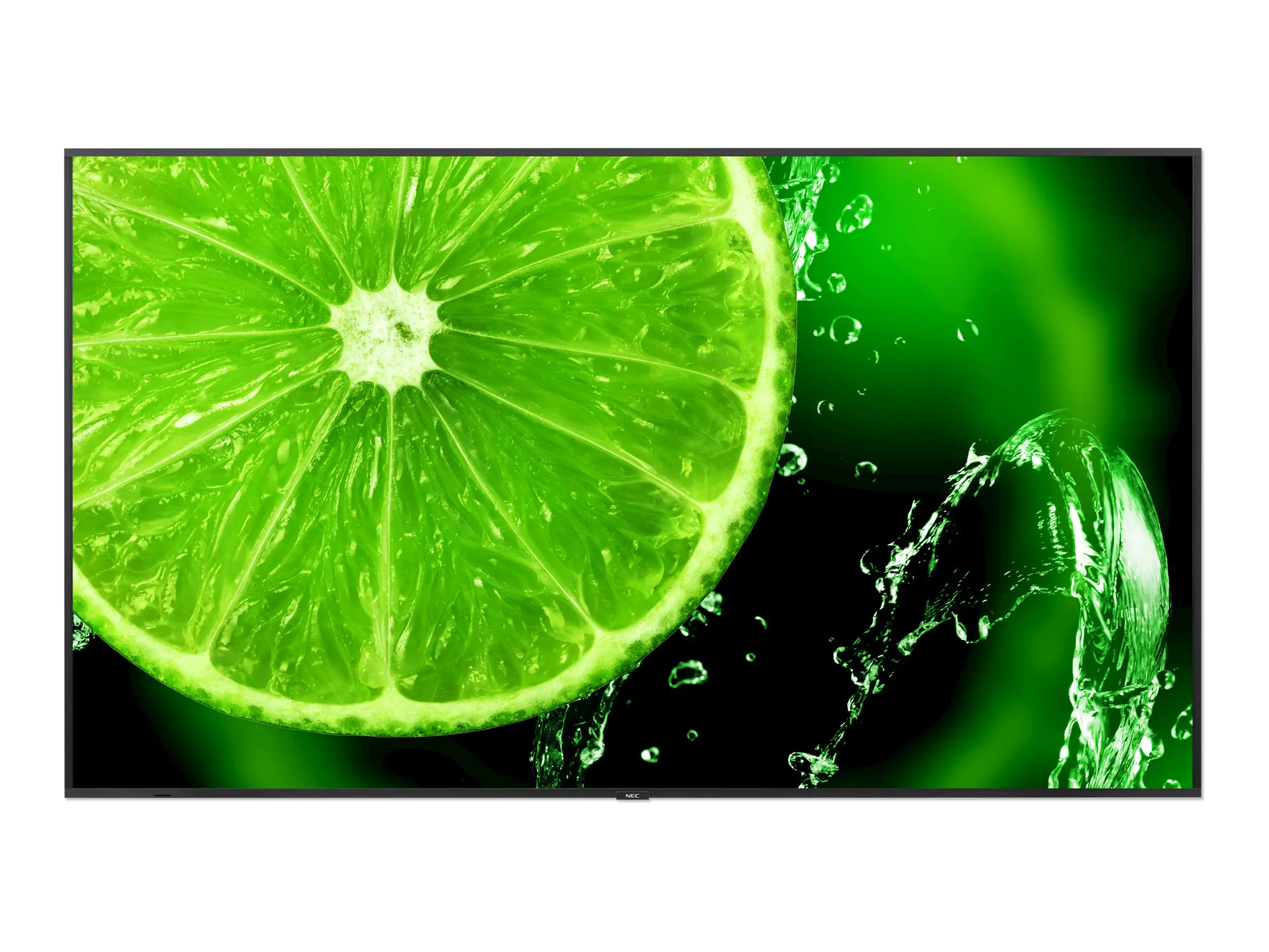 NEC MultiSync E758 - 190 cm (75") Diagonalklasse (189.3 cm (74.5") sichtbar) - E Series LED display unit - Digital Signage - 4K UHD (2160p) 3840 x 2160 - HDR - Direct LED - schwarzer Frontrahmen, schwarze Rückseite
