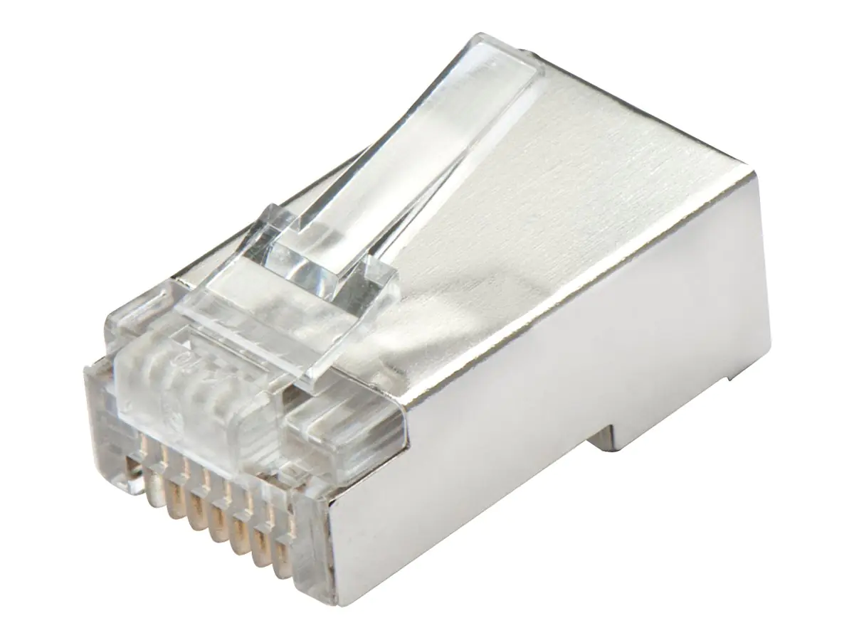 Lindy Netzwerkanschluss - RJ-45 (M) - STP - CAT 5e - durchsichtig - (Anzahl pro Packung: 10)