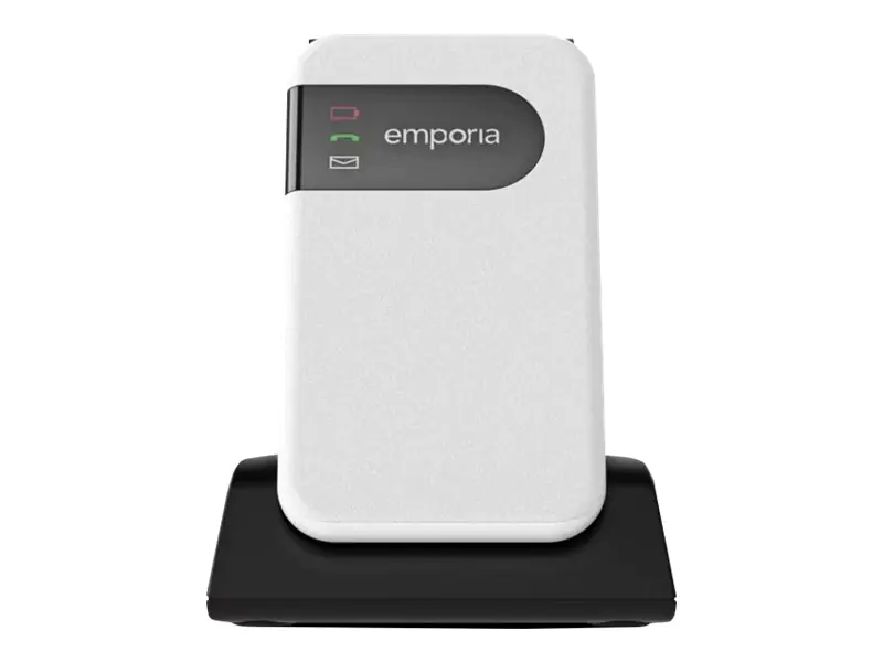 emporiaSIMPLICITYglam - Feature Phone - RAM 32 MB / Interner Speicher 64 MB - 320 x 240 Pixel - weiß