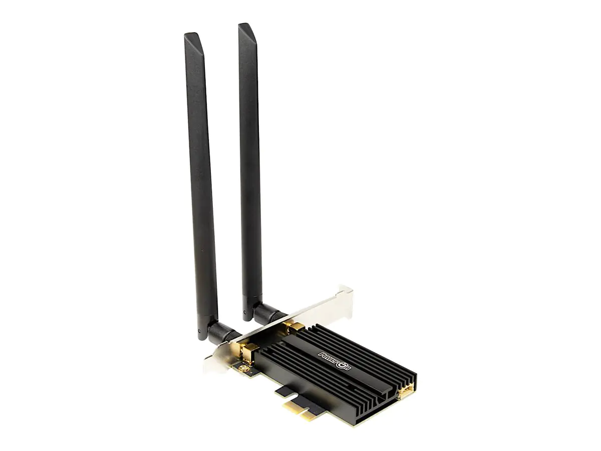 Inter-Tech DMG-36 - Netzwerkadapter - PCIe 2.0 - Bluetooth 5.2, Wi-Fi 6E