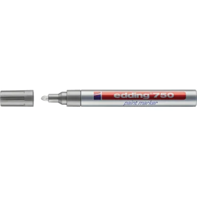 edding Lackmarker 750 4-750054 2-4mm Rundspitze permanent silber