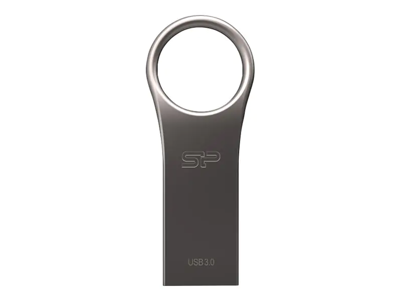 SILICON POWER Jewel J80 - USB-Flash-Laufwerk - 128 GB - USB 3.0 - Silber, Titan