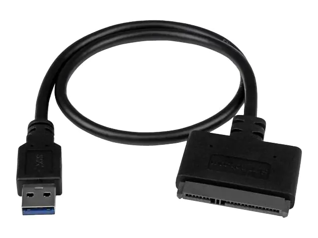 StarTech USB 3.1 auf 2,5 (6,4cm) SATA III Adapter Kabel mit UASP - USB 3.1 zu SATA SSD/HDD Konverter / Adapterkabel - Speicher-Controller - 2.5" (6.4 cm) - SATA 6Gb/s - USB 3.1 (Gen 2) - Schwarz