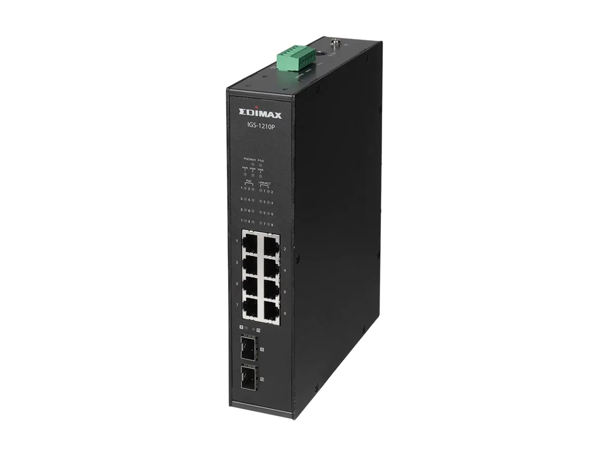 Edimax IGS-1210P - Switch - 8 x 10/100/1000 (PoE+)