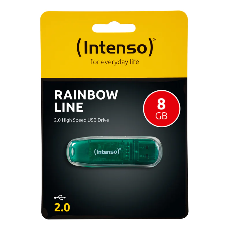 Intenso Rainbow Line - USB-Flash-Laufwerk - 8 GB - USB 2.0