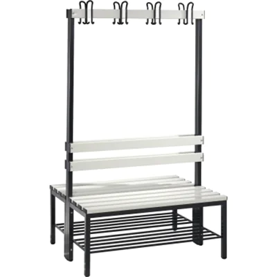 C+P Garderobenbank 8050210S10024 Schuhrost 1650x1000x756mm sgr/lgr