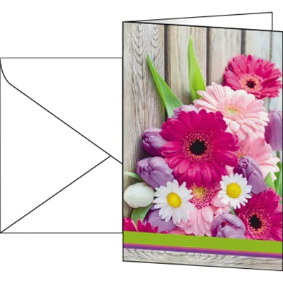 SIGEL Motivkarte Colorful DS001 11,5x17cm 10 St./Pack. +Umschläge