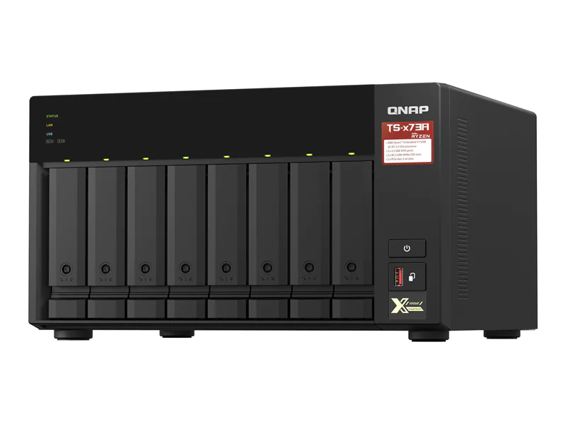 QNAP TS-873A - NAS-Server - 8 Schächte - SATA 6Gb/s - RAM 8 GB - Gigabit Ethernet / 2.5 Gigabit Ethernet