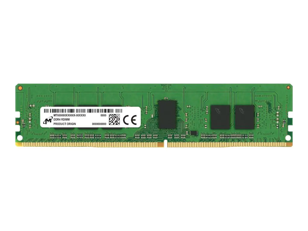 Micron - DDR4 - Modul - 8 GB - DIMM 288-PIN - 3200 MHz / PC4-25600 - CL22 - 1.2 V - registriert - ECC