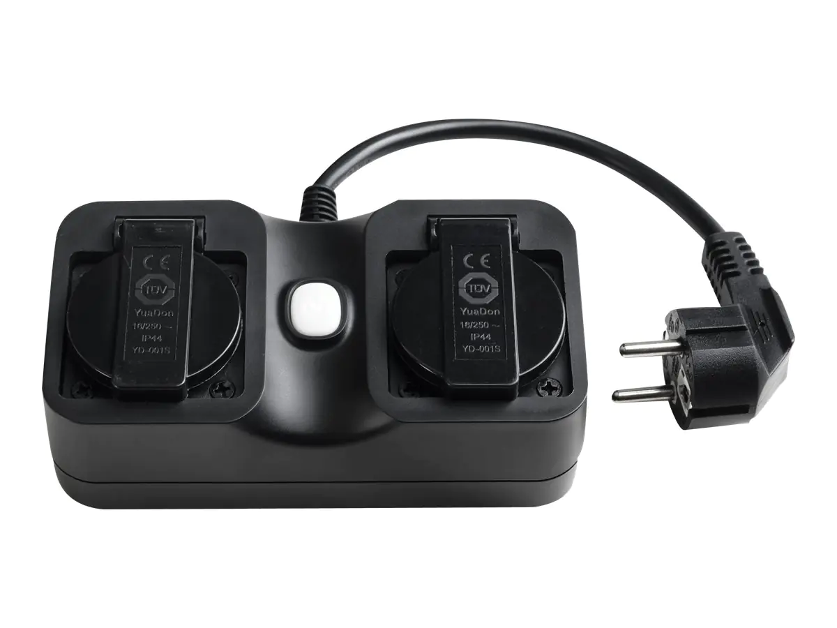 Edimax SP-1122WTO - Smart Power-Steckdosenleiste - Wechselstrom 100-240 V - 2300 Watt - Wi-Fi - Eingabe, Eingang power CEE 7/7 - Ausgangsanschlüsse: 2 (2 x Spannung) - 30 cm Schnur - Europa