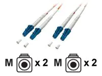 equip - Patch-Kabel - LC Multi-Mode (M) zu LC Multi-Mode (M) - 10 m - Glasfaser - 62,5/125 Mikrometer - orange