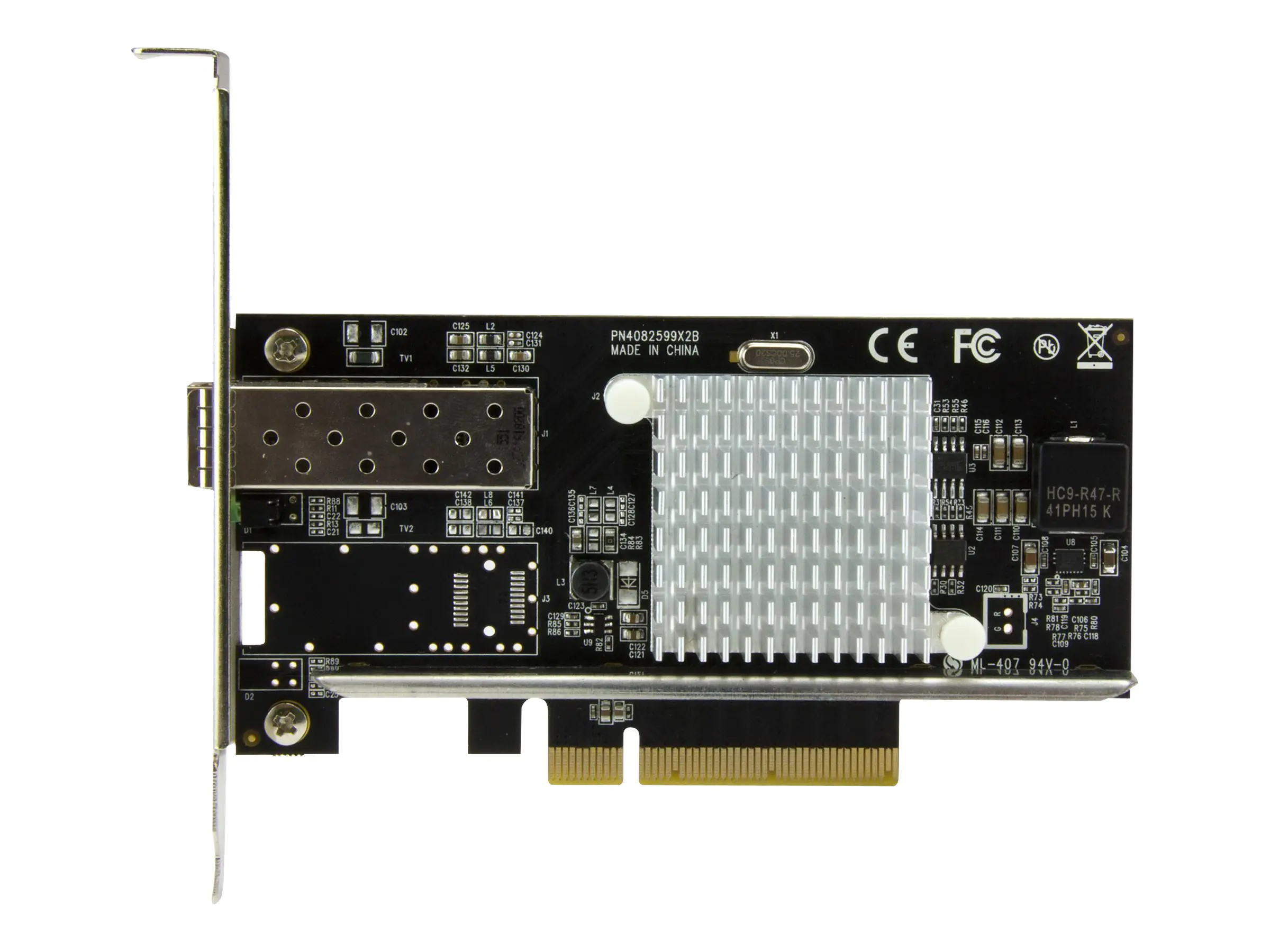 StarTech 1 Port 10G Open SFP+ Netzwerkkarte - PCIe - Intel Chip - MM/SM - PCI Express 10G NIC mit Open SFP+ - 10G Ethernet Karte - Netzwerkadapter - PCIe 2.0 x8 - 10 GigE - 10GBase-LR, 10GBase-SR, 10GBase-LRM - Schwarz - für P/N: SFP10GBBXDST, SFP10GBBXUS