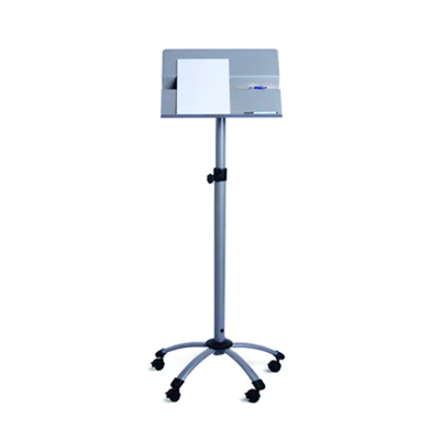 rocada Stehpult ECO 480 x 360 mm (B x T) Stahlblech silber