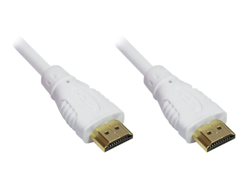 Good Connections - HDMI mit Ethernetkabel - HDMI (M) bis HDMI (M) - 75 cm - abgeschirmt - weiß - 4K Unterstützung