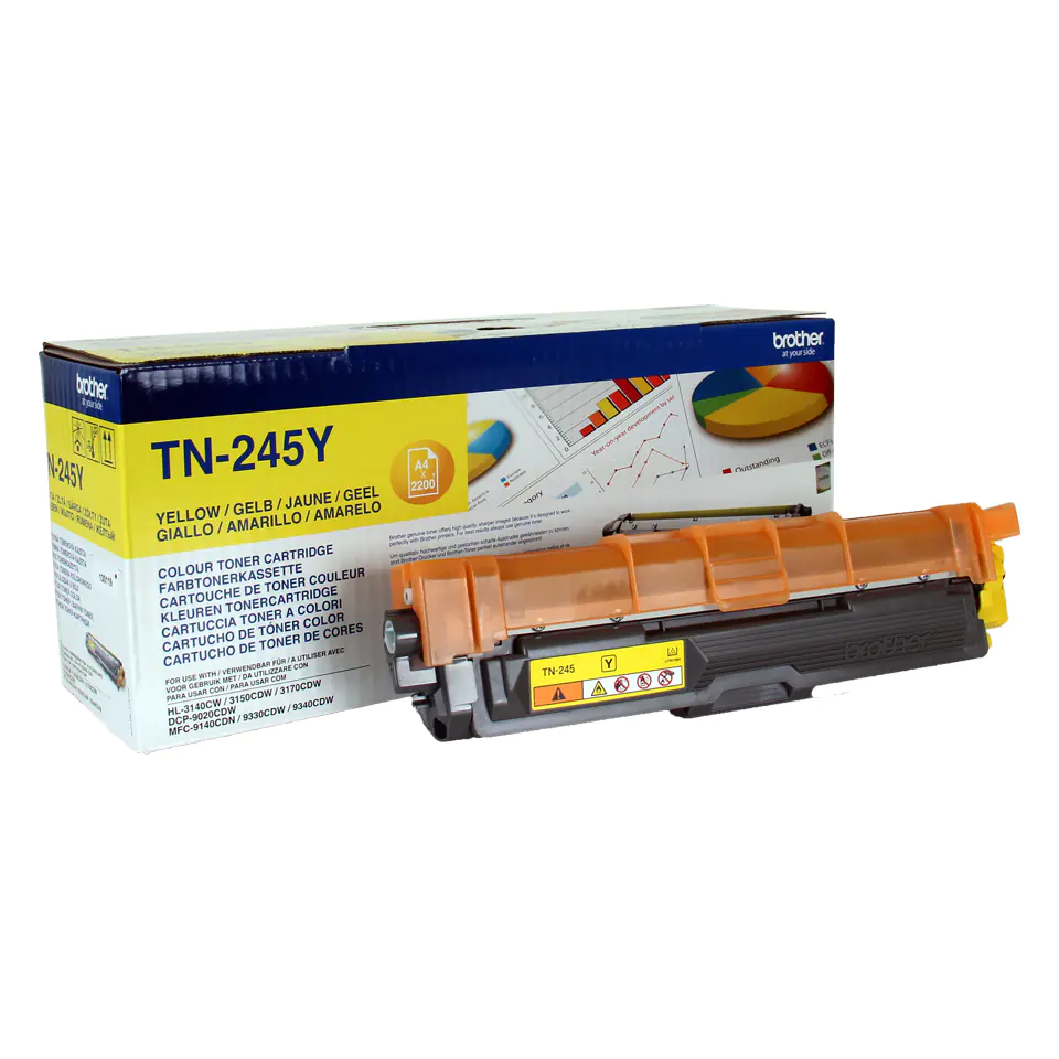 Brother TN245Y - Gelb - Original - Tonerpatrone - für Brother DCP-9015, DCP-9020, HL-3140, HL-3150, HL-3170, MFC-9140, MFC-9330, MFC-9340
