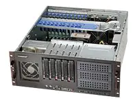 Supermicro SC842 XTQC-R804B - Rack-Montage 4U - E-ATX - SATA/SAS - Hot-Swap 800 Watt - Schwarz - USB/seriell