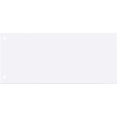 Trennstreifen 10,5x24cm Karton weiß 100 St./Pack.