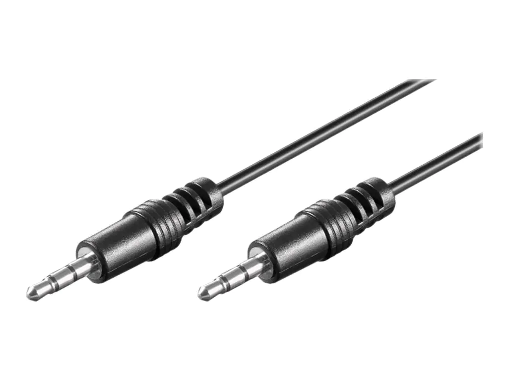 Wentronic goobay - Audiokabel - mini-phone stereo 3.5 mm männlich zu mini-phone stereo 3.5 mm