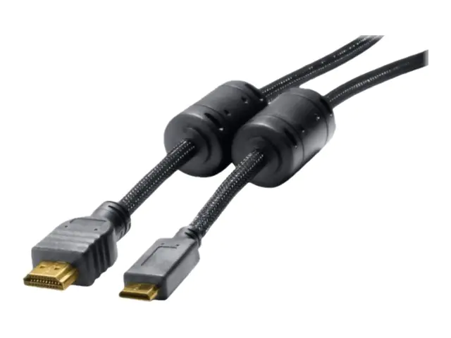 generic - High Speed - HDMI-Kabel - HDMI männlich zu mini HDMI männlich - 2 m - Schwarz