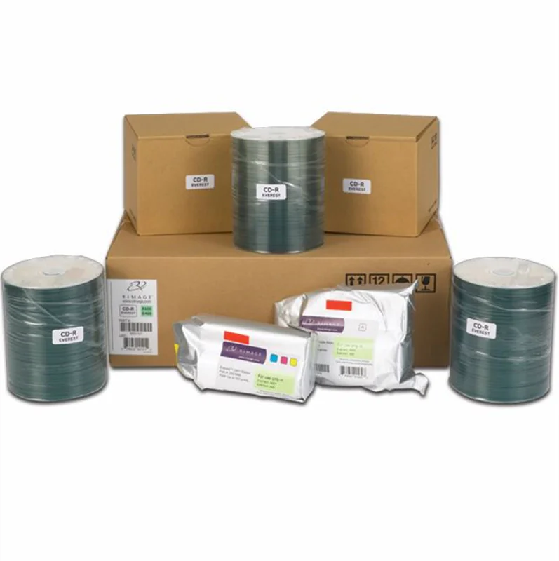 Rimage Mediakti Everest 400 500 DVD-R inkjet white full surface 1x CMY Farbband 1 Re-Transferband