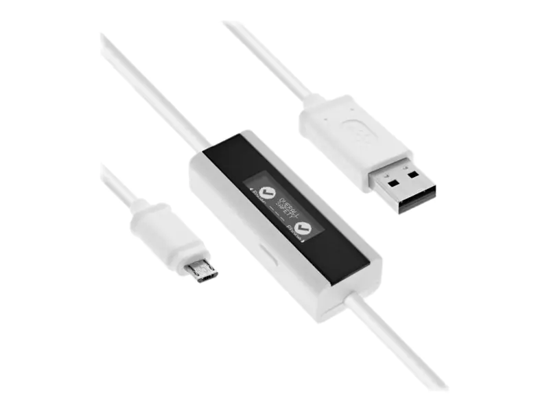 InLine USB Smart Control - USB-Kabel - USB (M) zu Micro-USB Type B (M) - 1 m - weiß