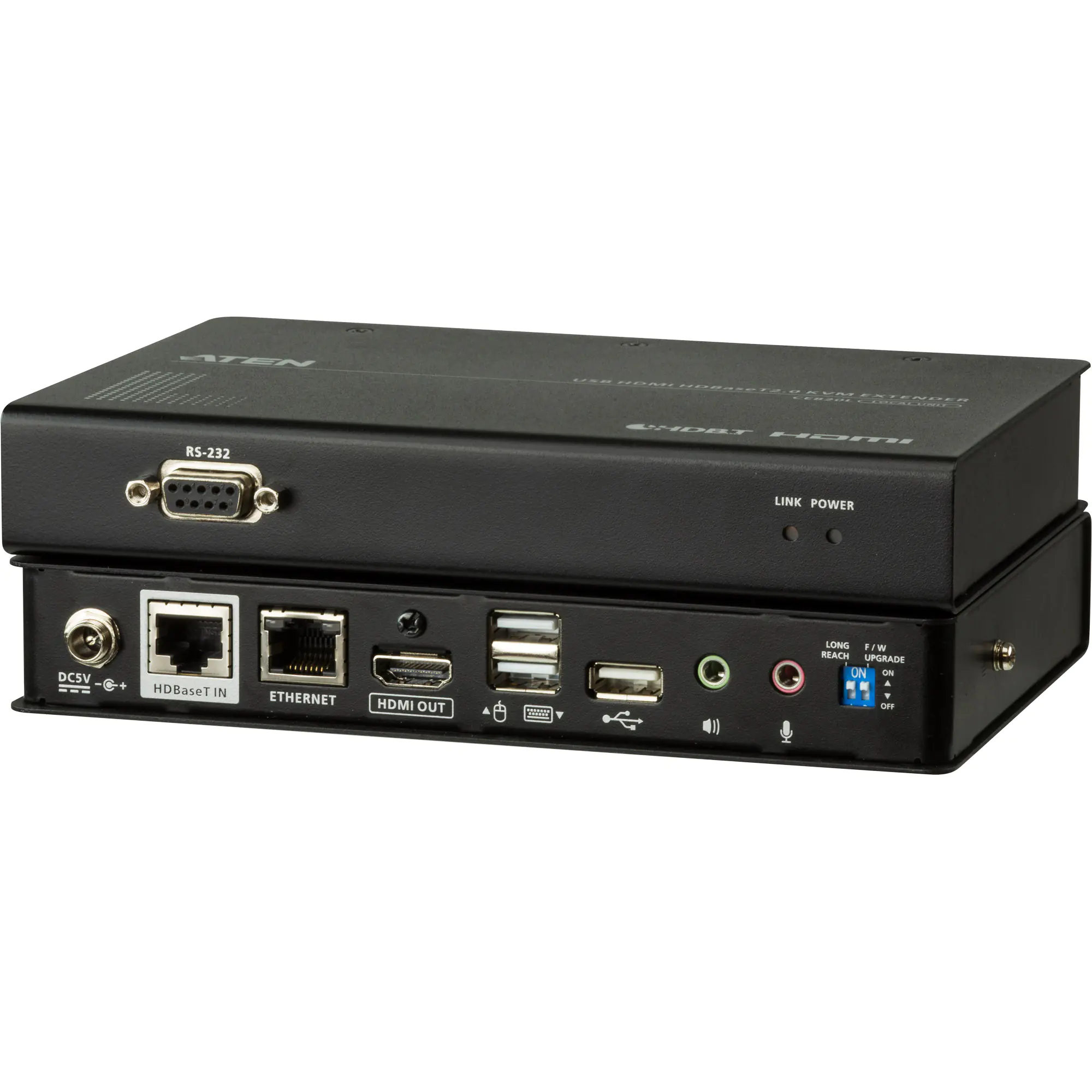 ATEN CE820-ATA - KVM-/Audio-/USB-/serieller Extender - HDBaseT 2.0 - USB - bis zu 150 m