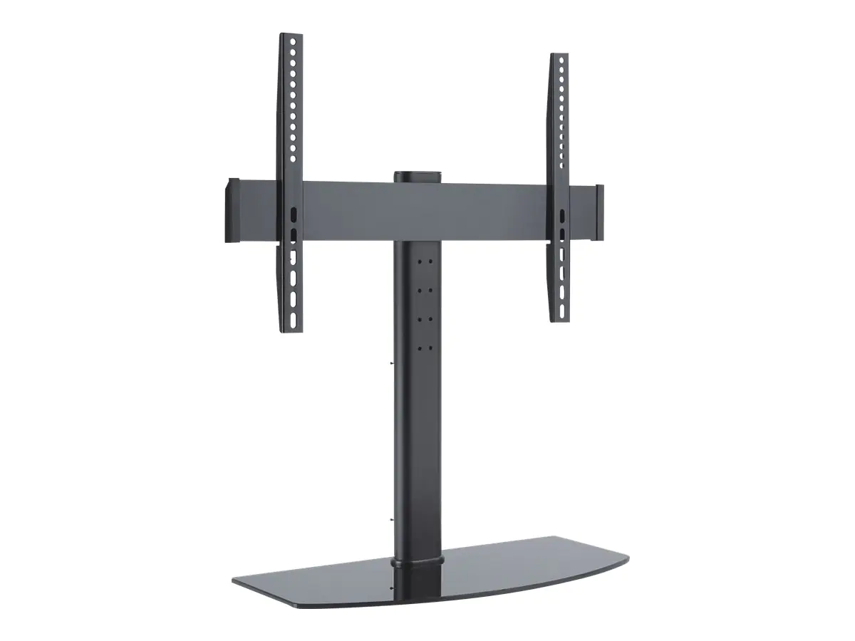 PureMounts PM-TVS-01 - Aufstellung - für Flachbildschirm - Glas, Stahl - Schwarz - Bildschirmgröße: 81-165 cm (32"-65")